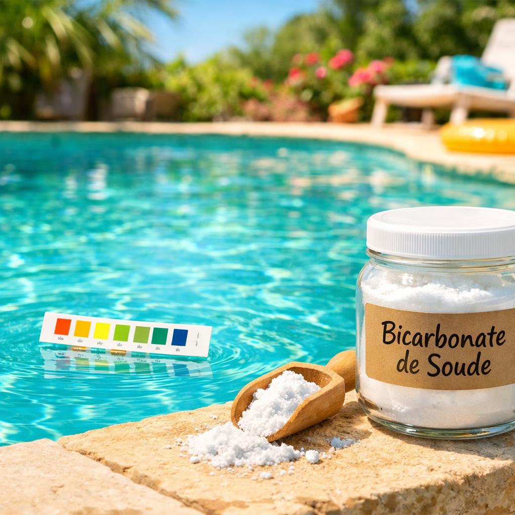 Le bicarbonate pour la piscine et le spa : pH, alcalinité et entretien