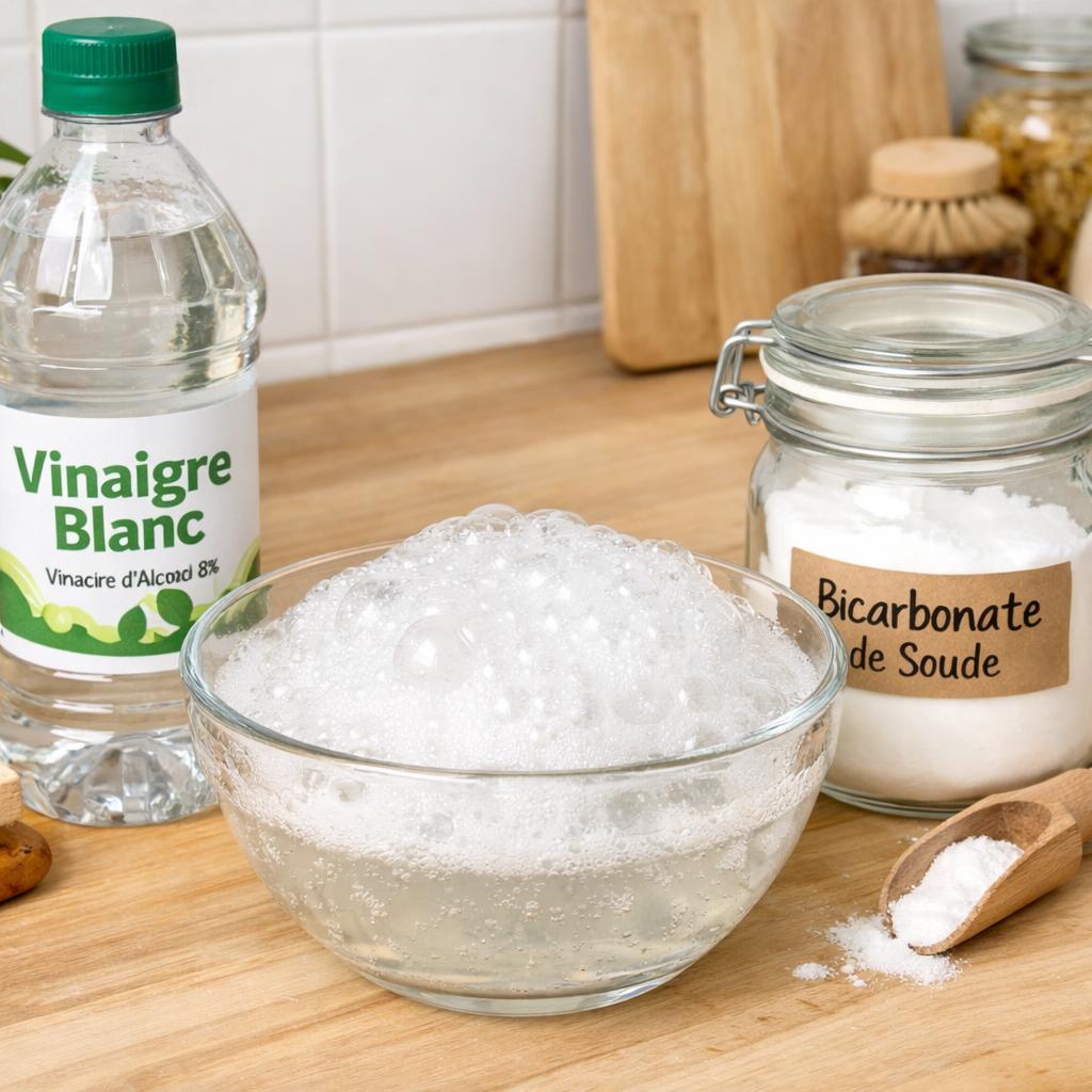 Bicarbonate et vinaigre blanc : le duo écologique expliqué