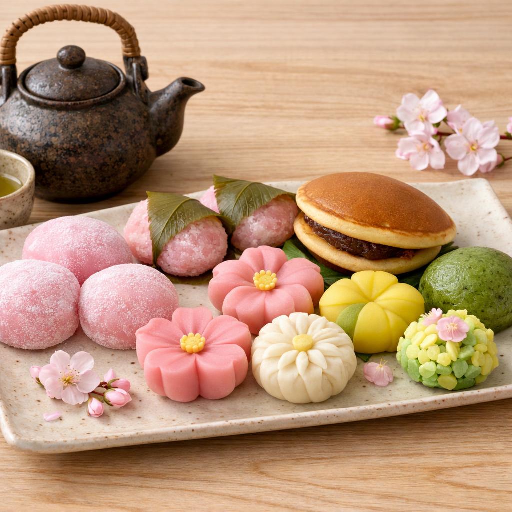 La pâtisserie japonaise : wagashi, mochi, dorayaki et tradition