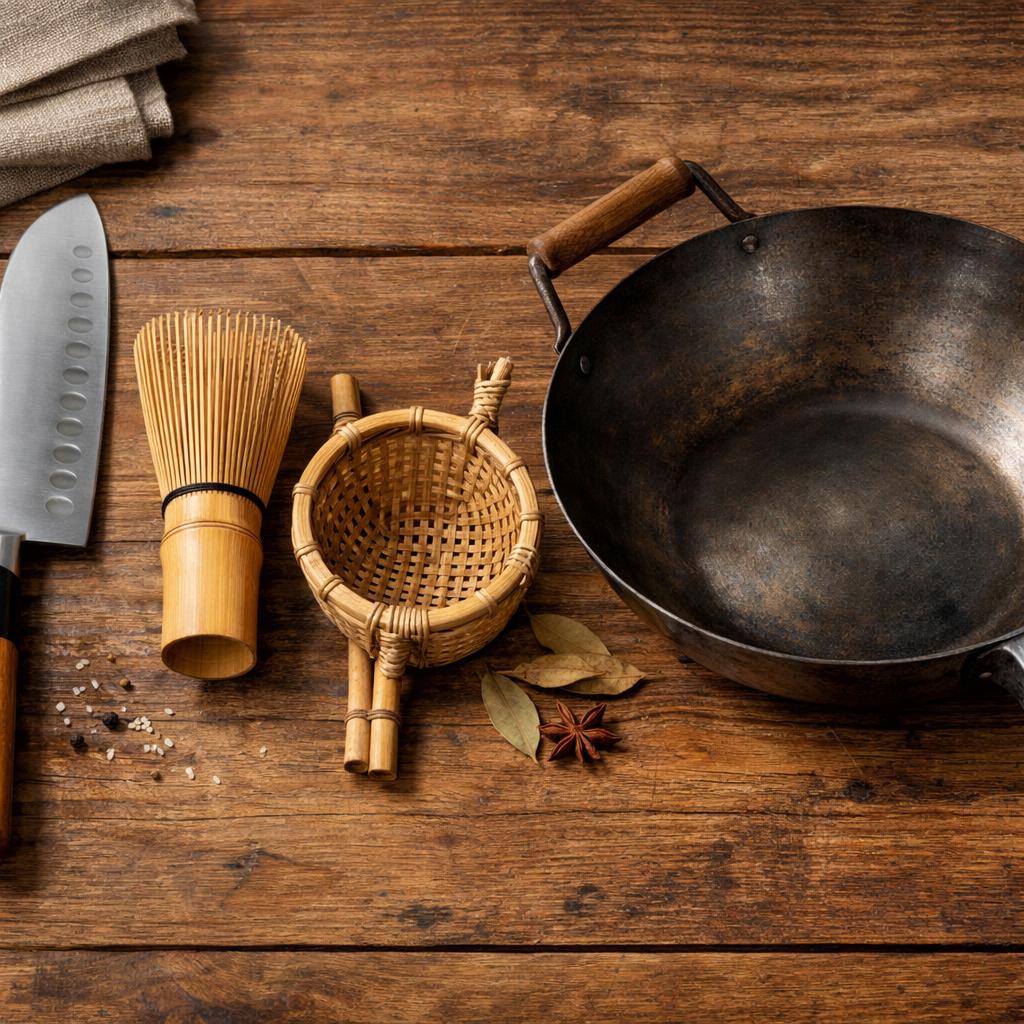 Ustensiles et techniques de cuisine japonaise essentiels