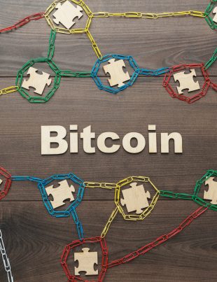 Bitcoin And Blockchain Concept